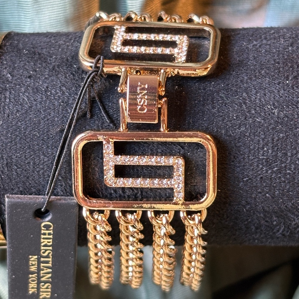 Christian Siriano Gold Chain Link Bracelet